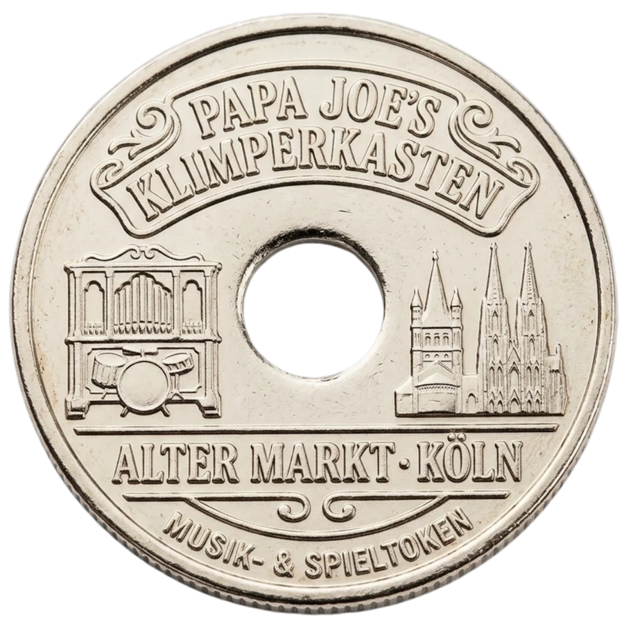 Papa Joe's Musik- & Spieltoken — die Original-Münze
