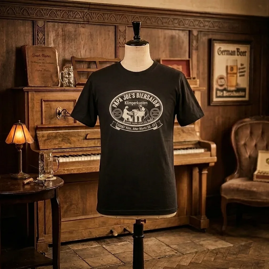 Papa Joe's T-Shirt, Schwarz